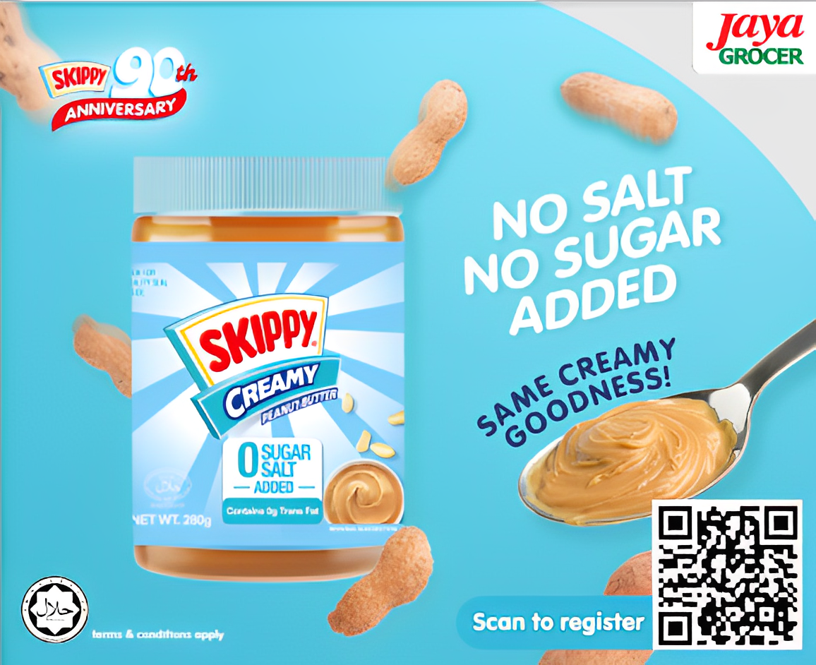 Jaya Grocer Skippy retail campaign design